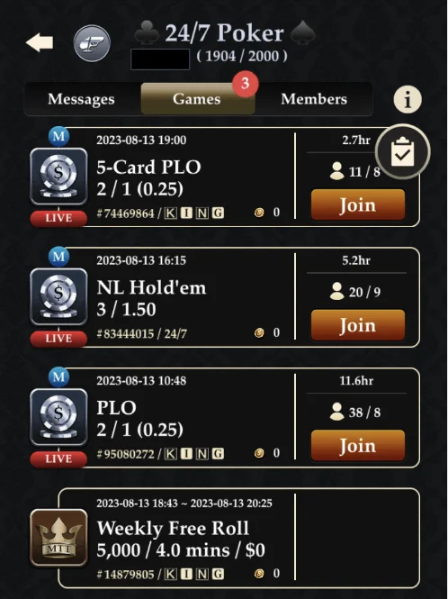 Online poker free
